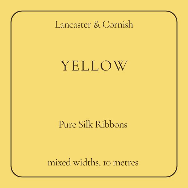 SALE - Yellow Mixed Widths, 10 metres, lengths at least 1 metre each