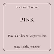 Load image into Gallery viewer, SALE - Pale Pink Mixed Widths, 10 metres, lengths at least 1 metre each
